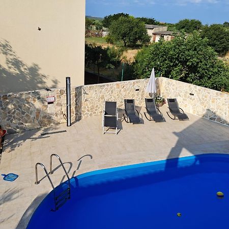Iva Apartman Sa Bazenom Donji Zemunik Exteriör bild