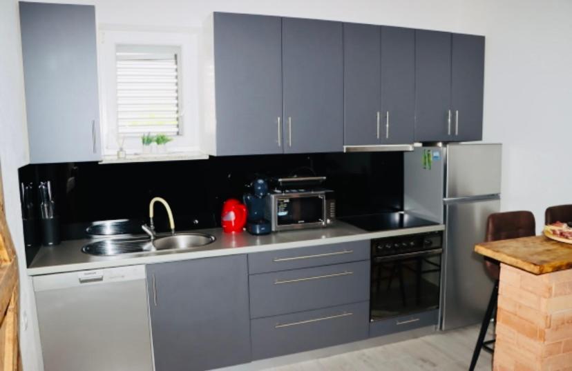 Iva Apartman Sa Bazenom Donji Zemunik Exteriör bild